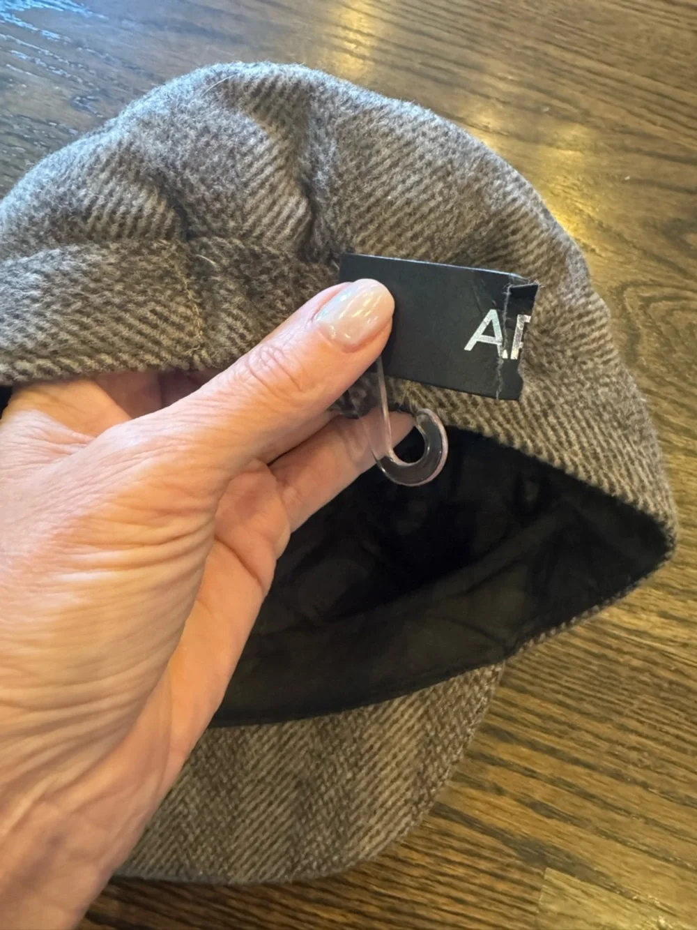 Apt. 9 Brown Herringbone Cadet Cap